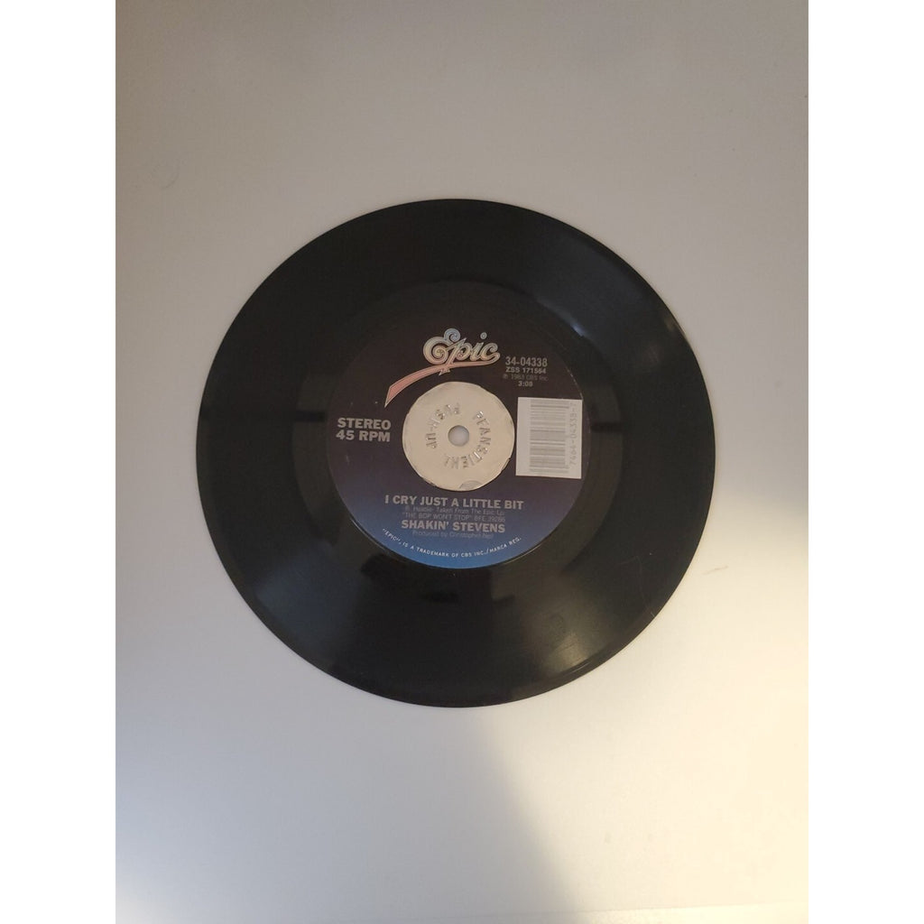 Shakin' Stevens: I Cry Just A Little Bit / Love Me Tonight (Record)