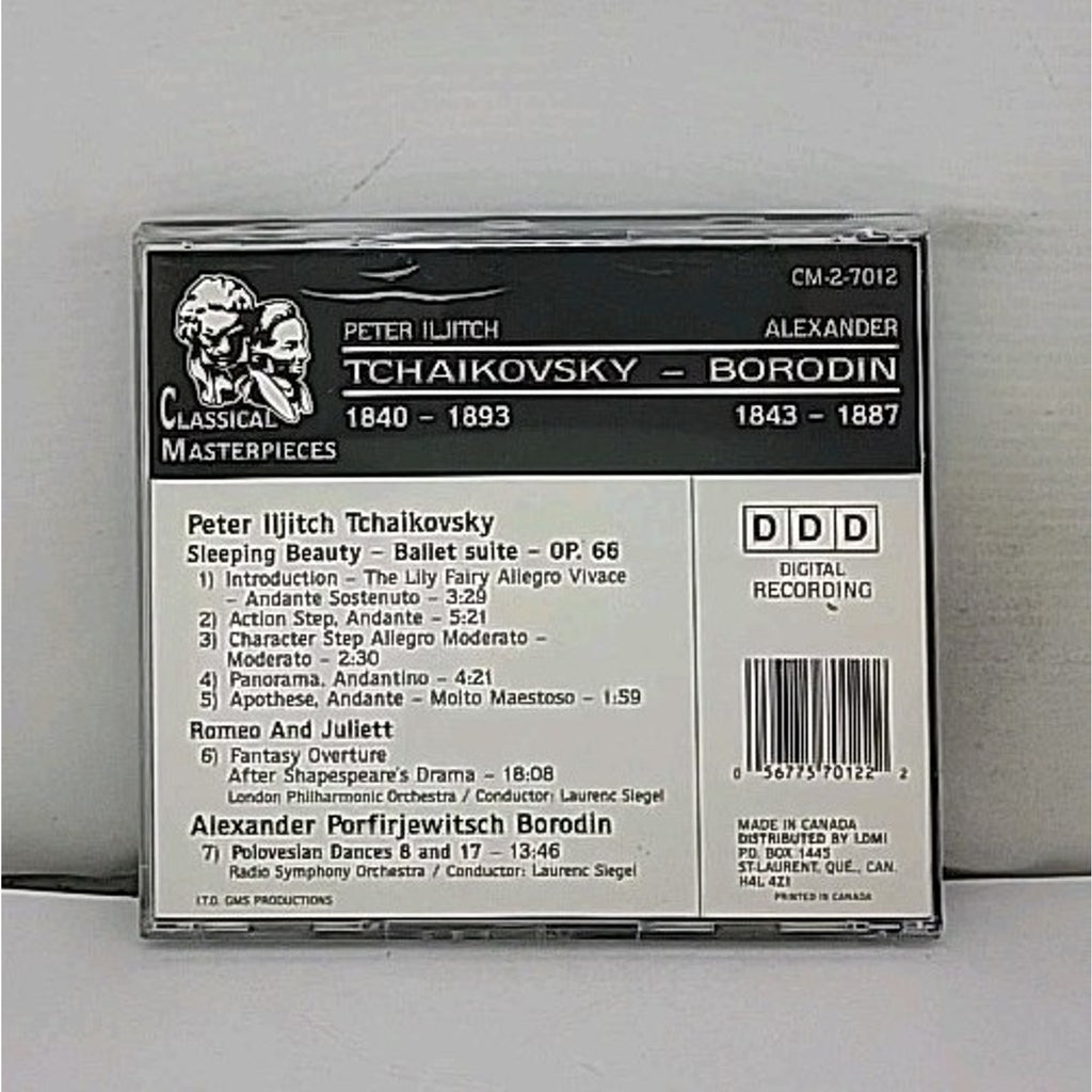 Tchaikovsky Borodin CD Classical Masterpieces Sleeping Beauty Romeo Polovesian