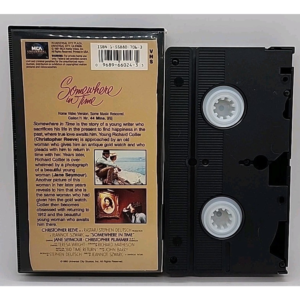 Somewhere in Time (VHS, 1996)