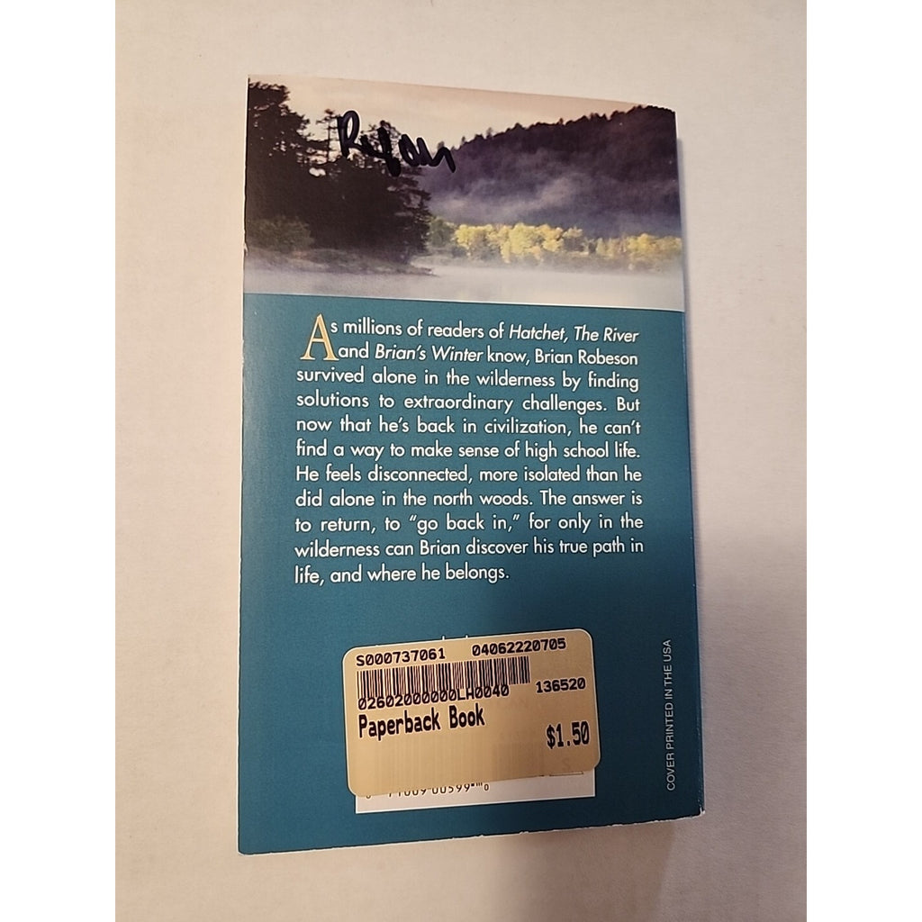 Brian's Return by Gary Paulsen (2001, Mass Market, Reprint)