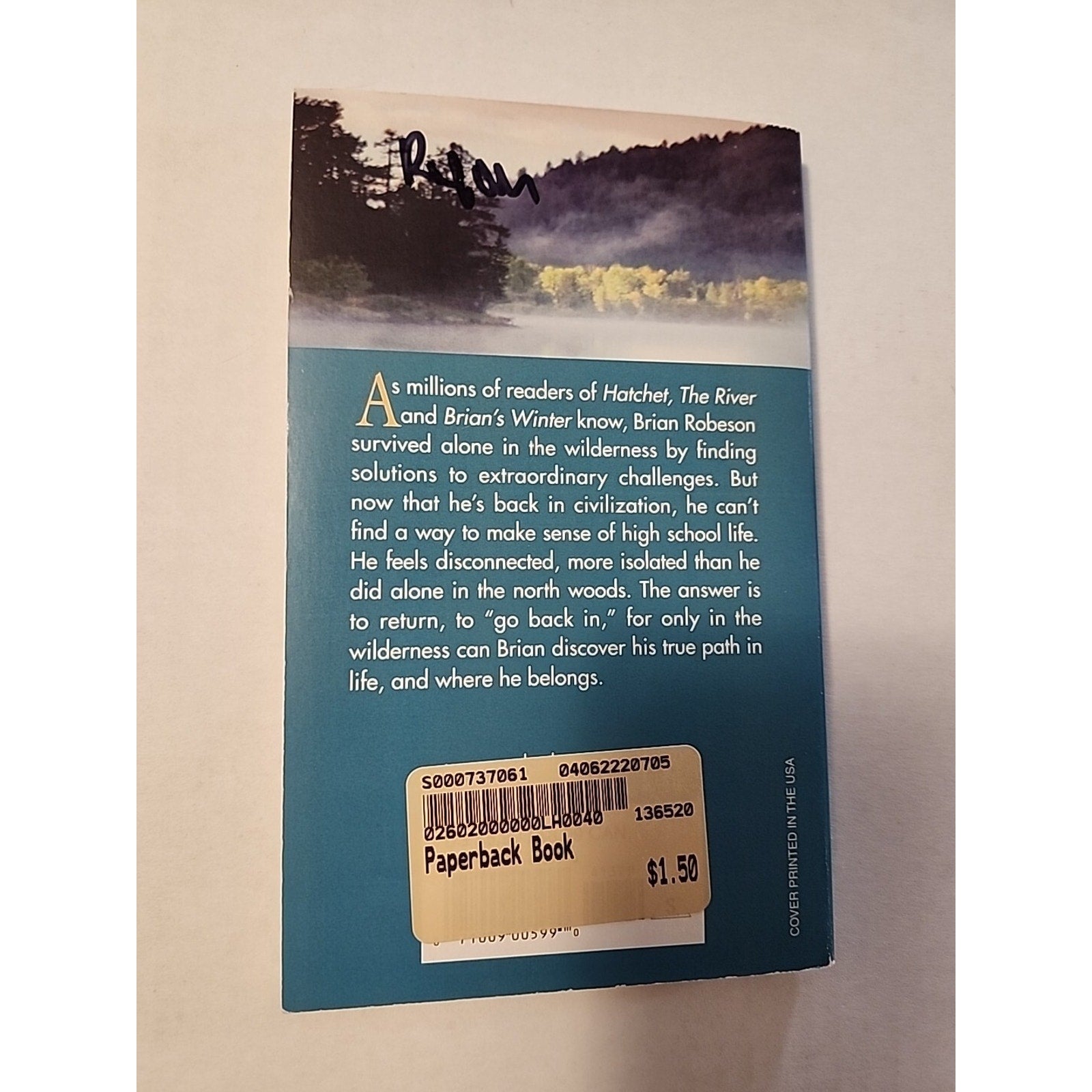 Brian's Return by Gary Paulsen (2001, Mass Market, Reprint)