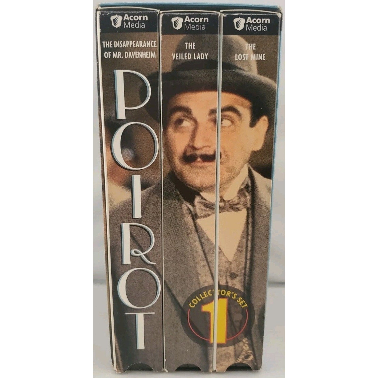 Agatha Christies Poirot - Volume 1 (VHS, 2000, 3-Tape Set)
