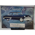 1953 Chevrolet Sales Promotional Brochure Poster