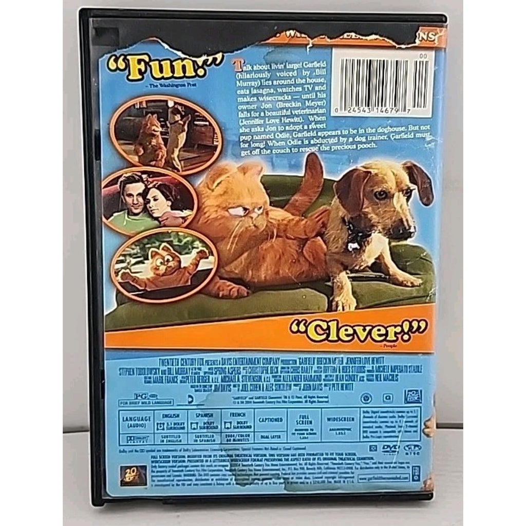 Garfield The Movie DVD 2004