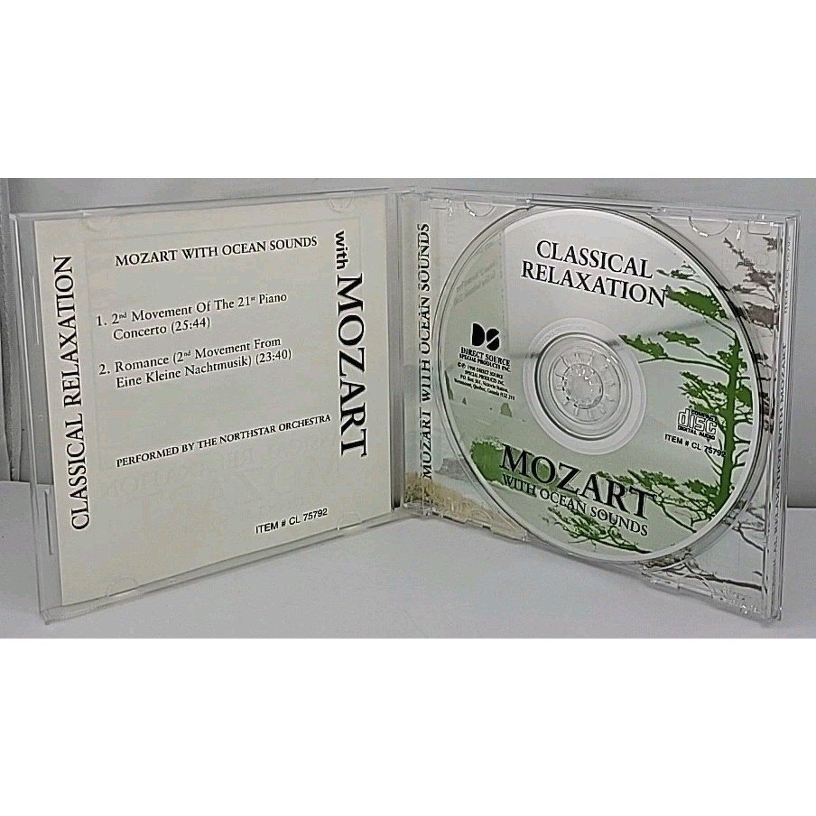 Classical Relaxation with Moza by W.A. Mozart (CD, 2000)