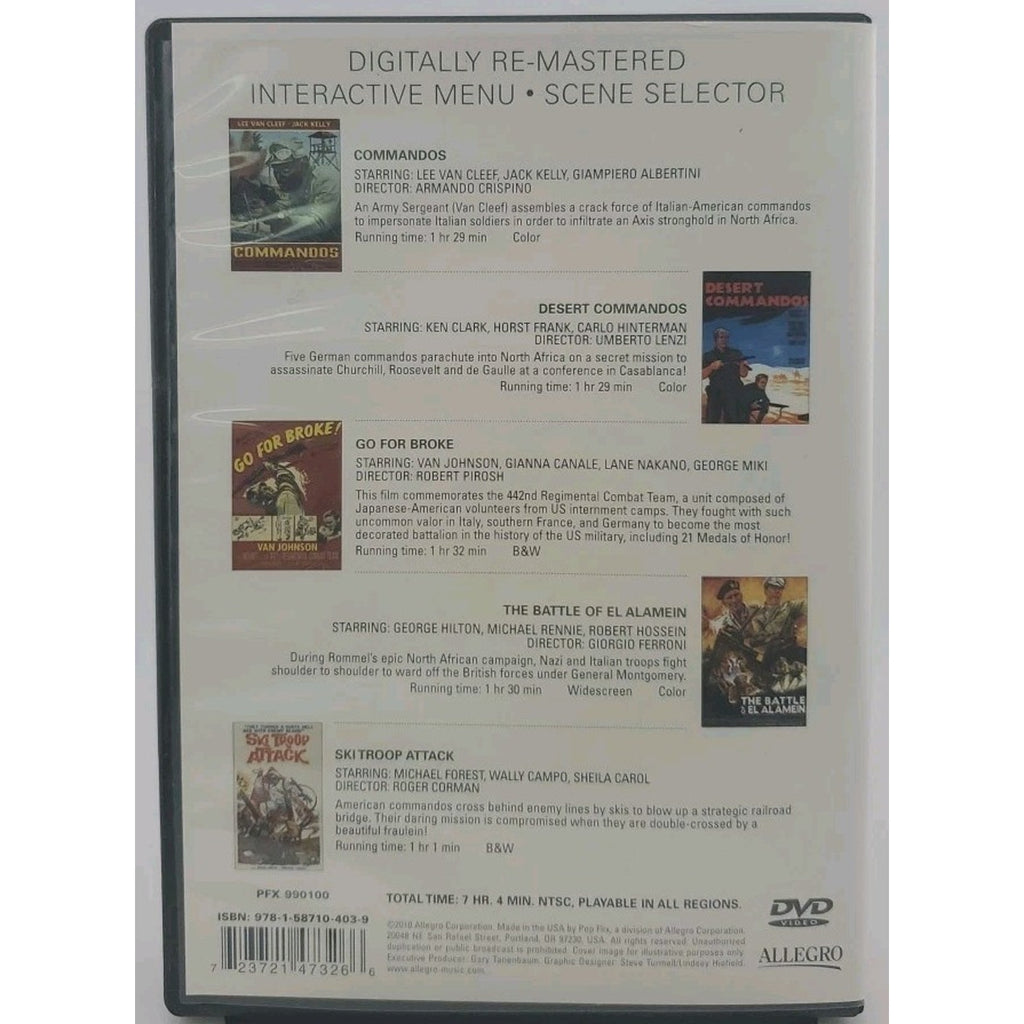World War II: Commando Collection (DVD, 2010, 2-Disc Set)