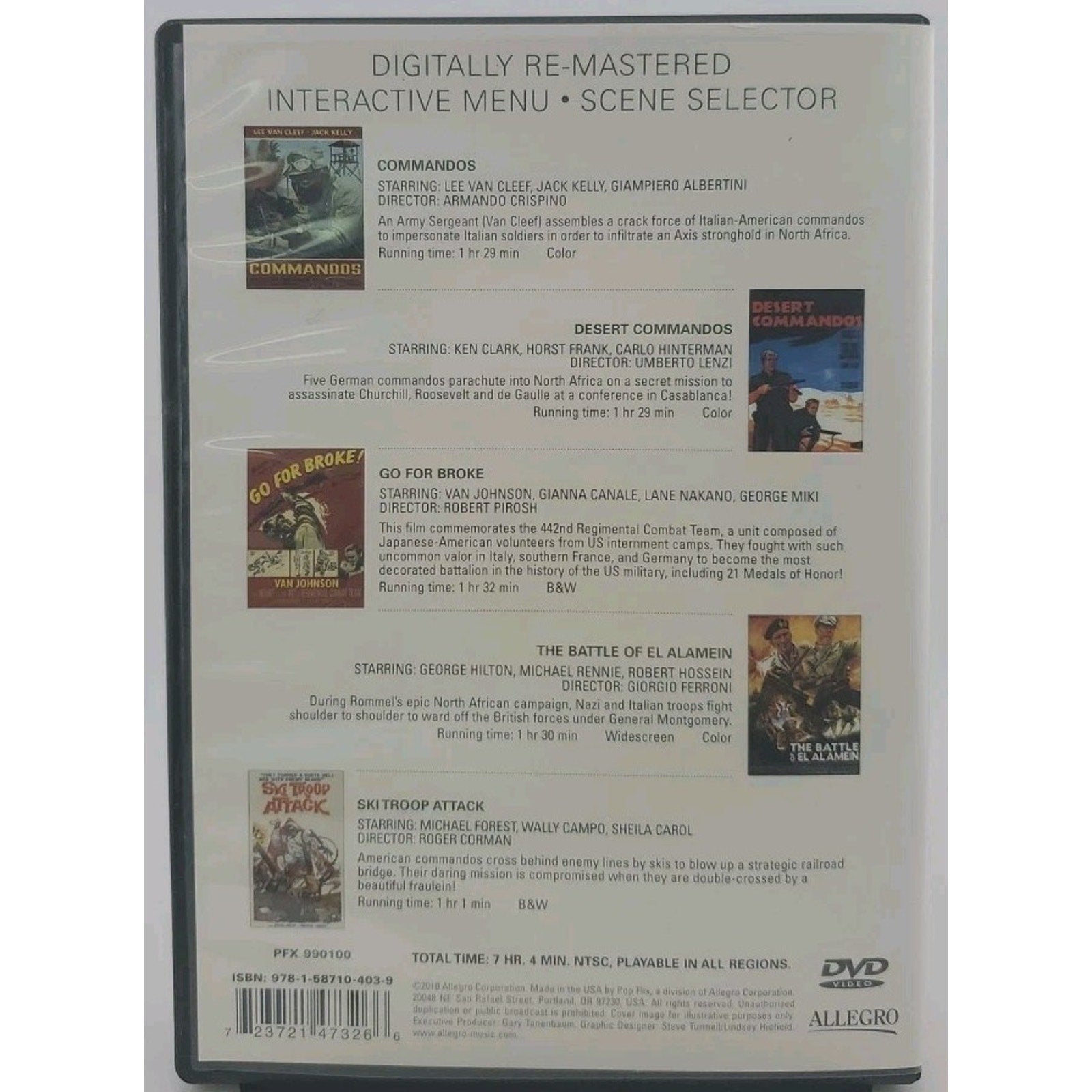 World War II: Commando Collection (DVD, 2010, 2-Disc Set)