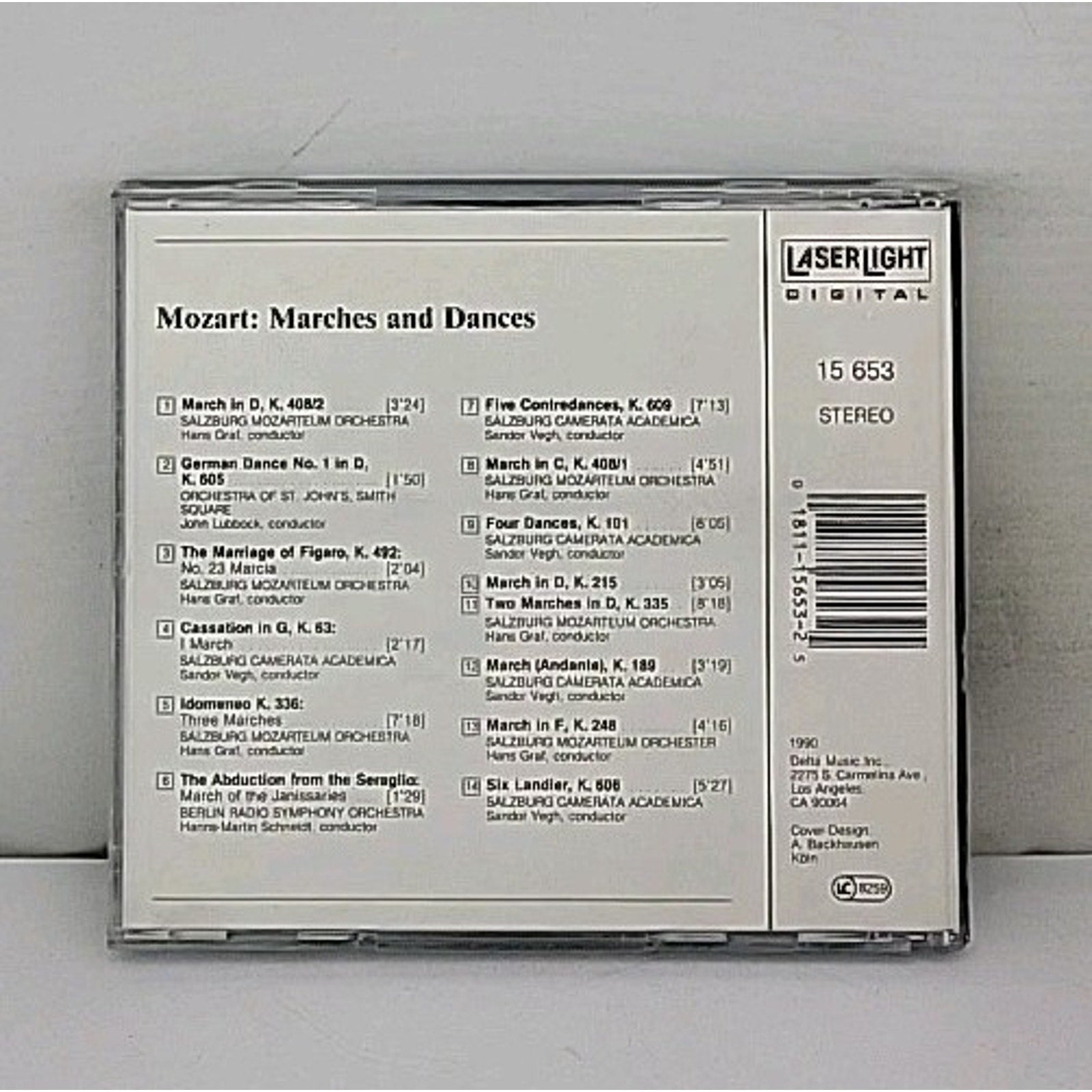 Marches & Dances by W.A. Mozart (CD, 1990)