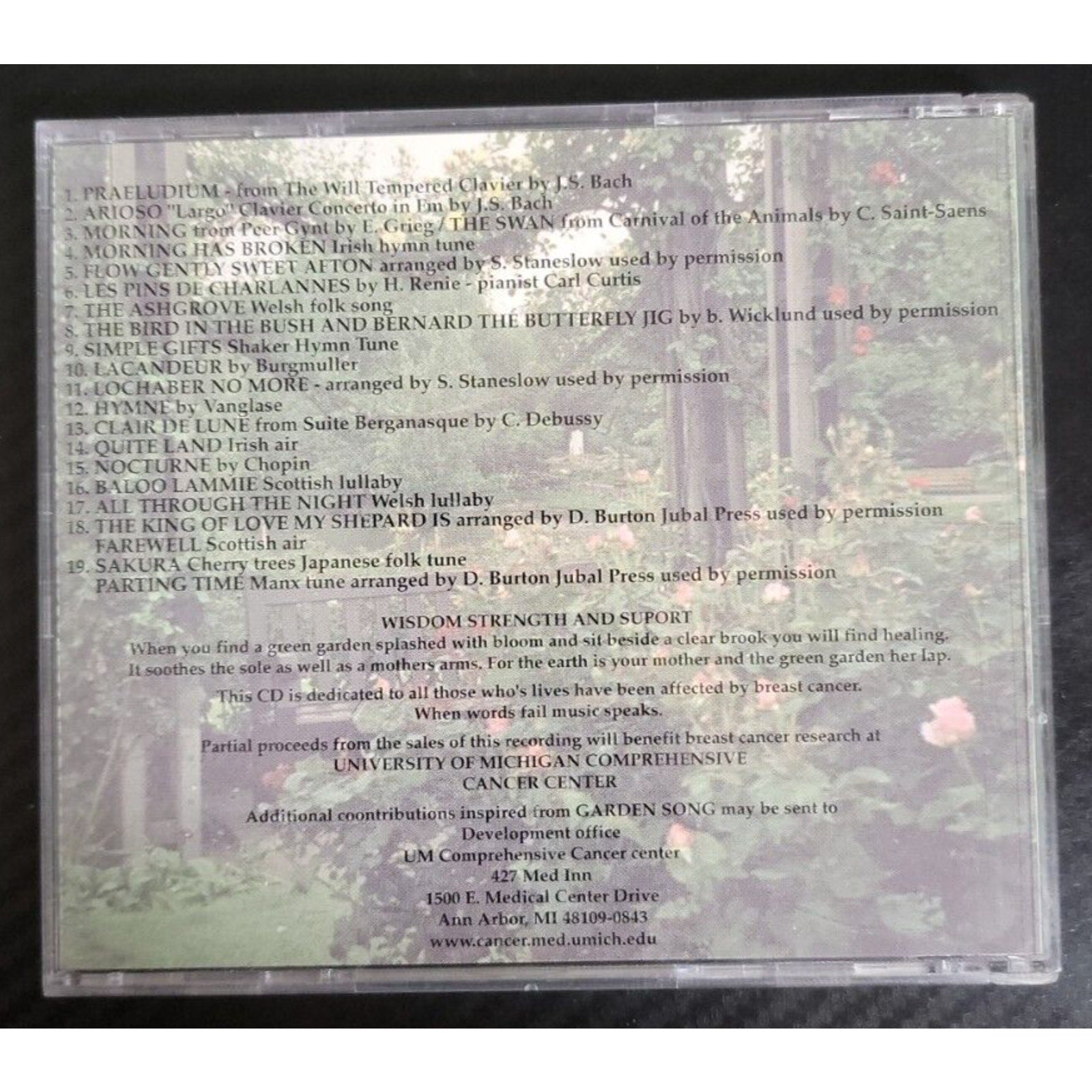 Garden Song By Julie Hussar (CD)