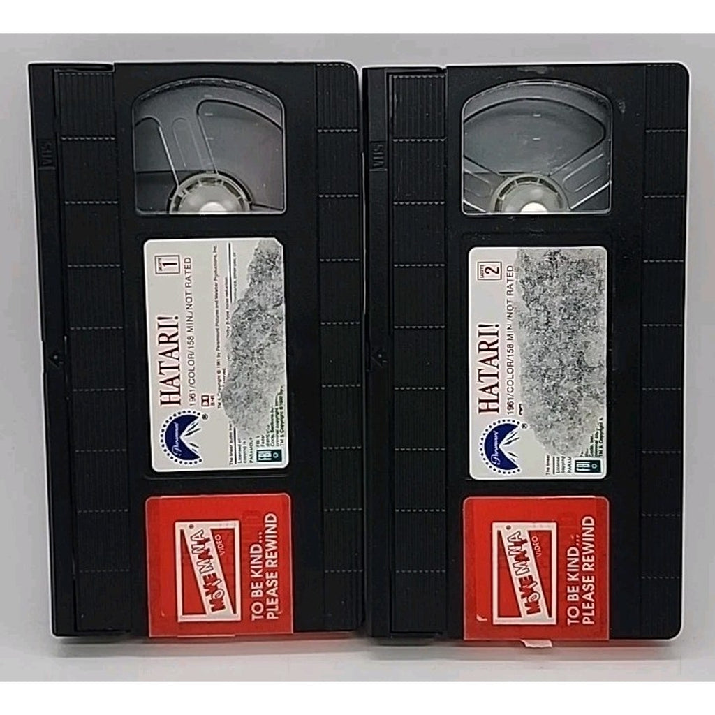 Hatari (VHS, 1991, 2-Tape Set)