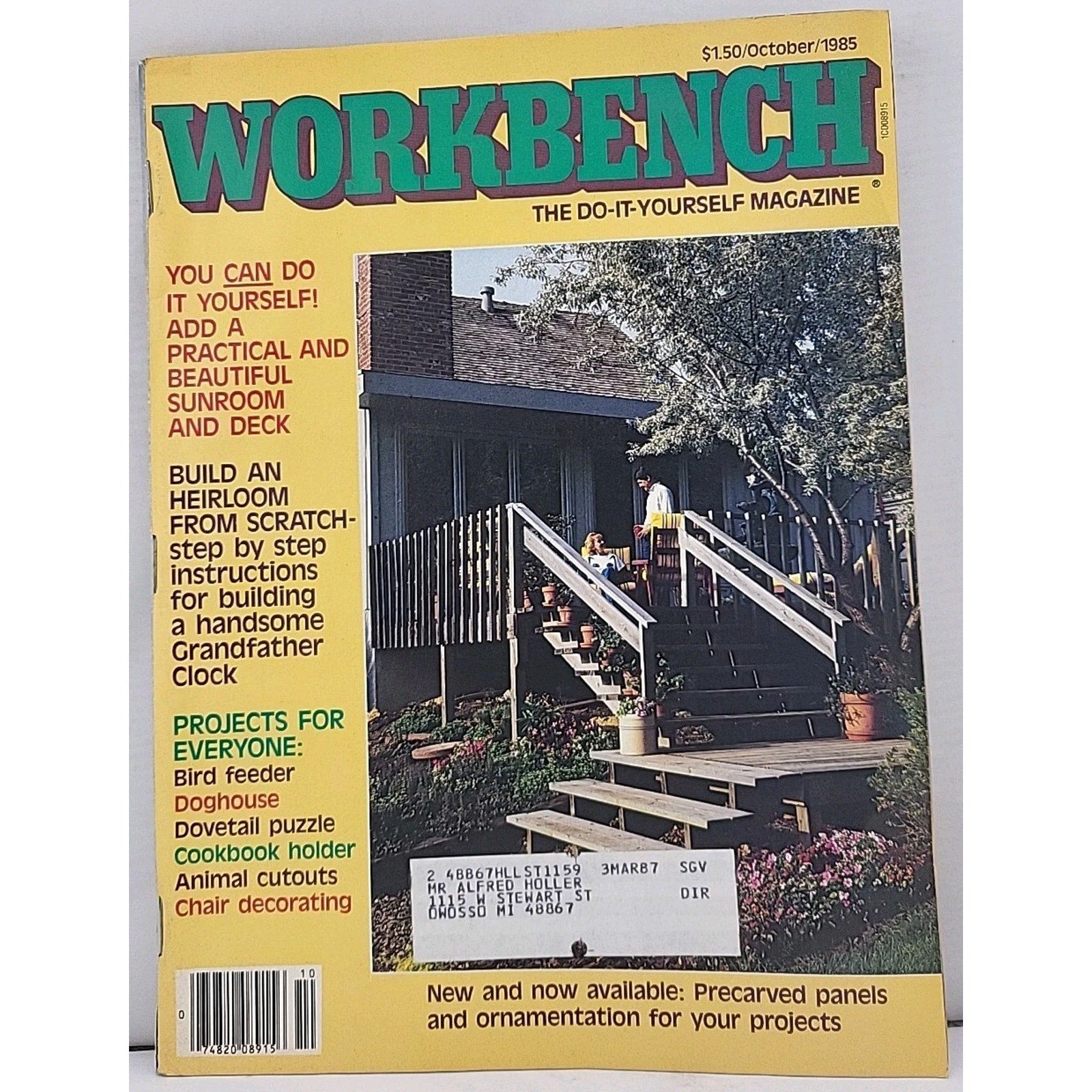 Workbench: The Do-It-Yourself Magazine - October 1985 - Volume 41 Number 5
