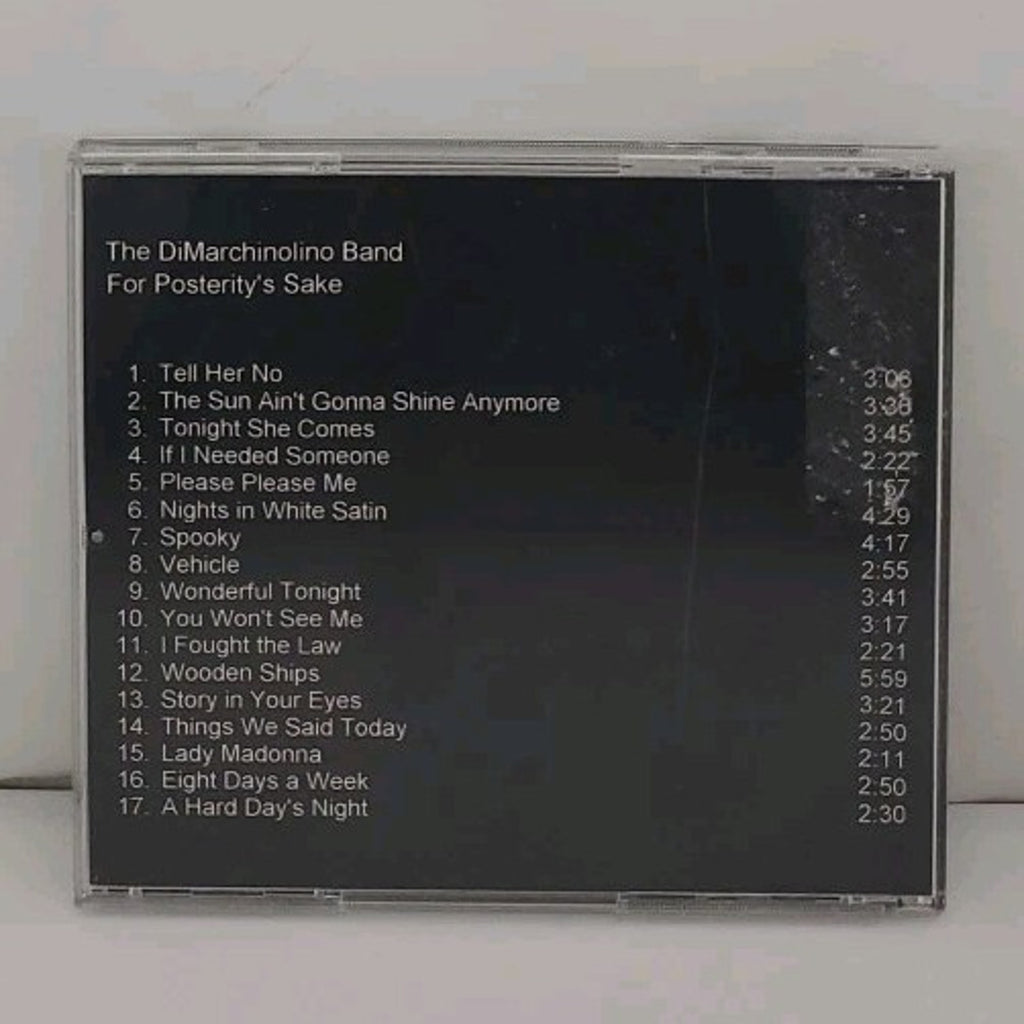The DiMarchinolino Band - For Posterity's Sake CD
