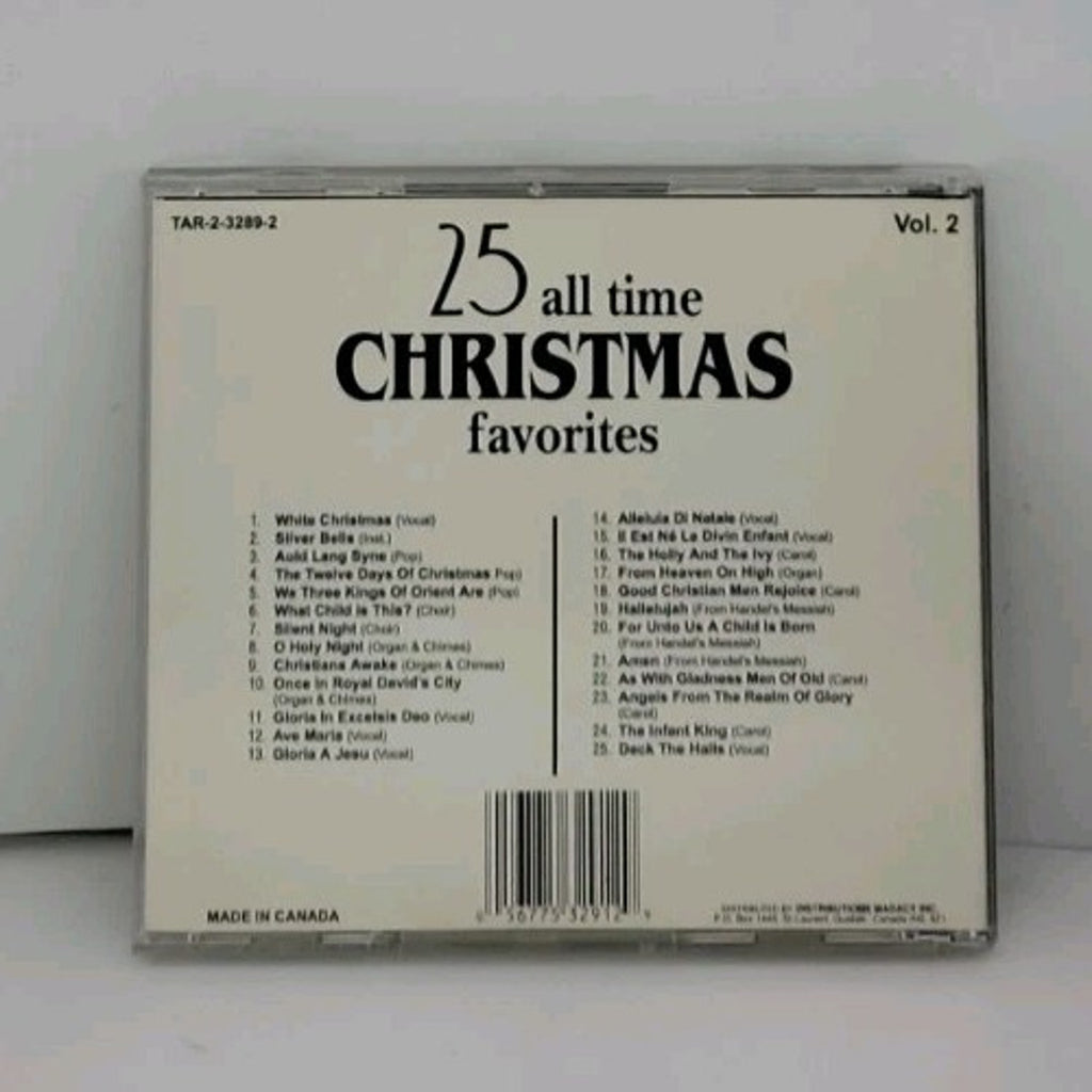 25 All Time Christmas Favorites Volume 2 (CD, Music)