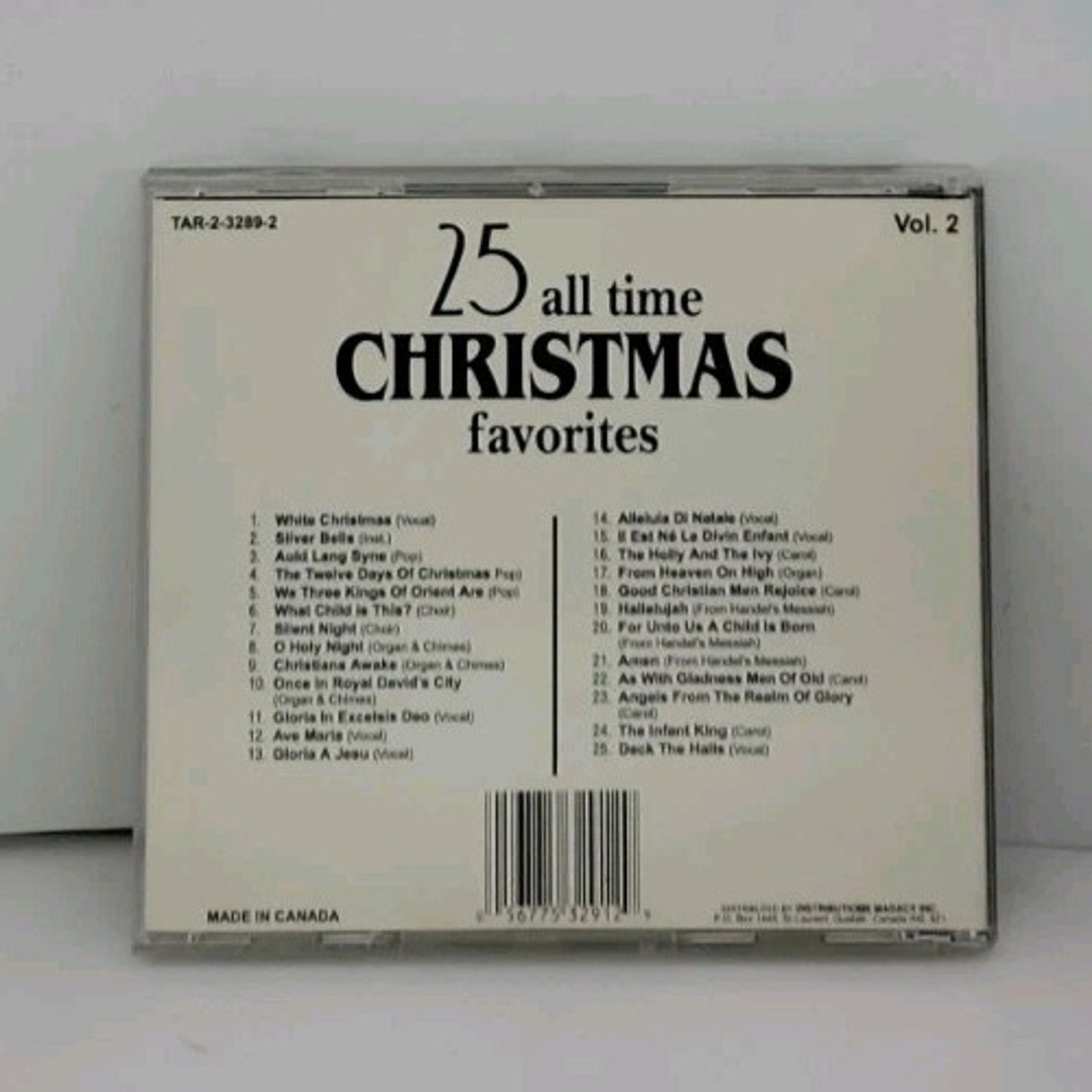 25 All Time Christmas Favorites Volume 2 (CD, Music)