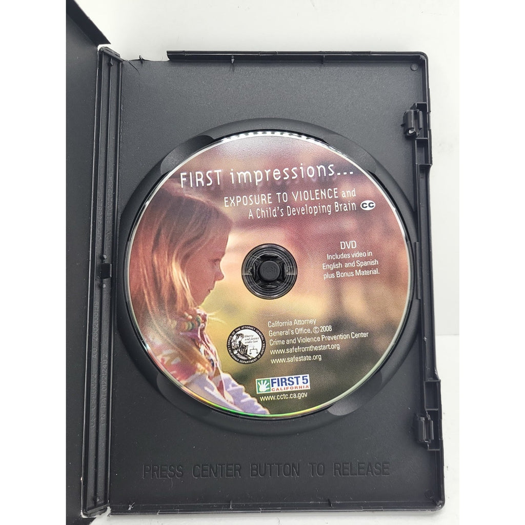 First Impressions... Exposure To Violence And A Child's Developing Brain DVD