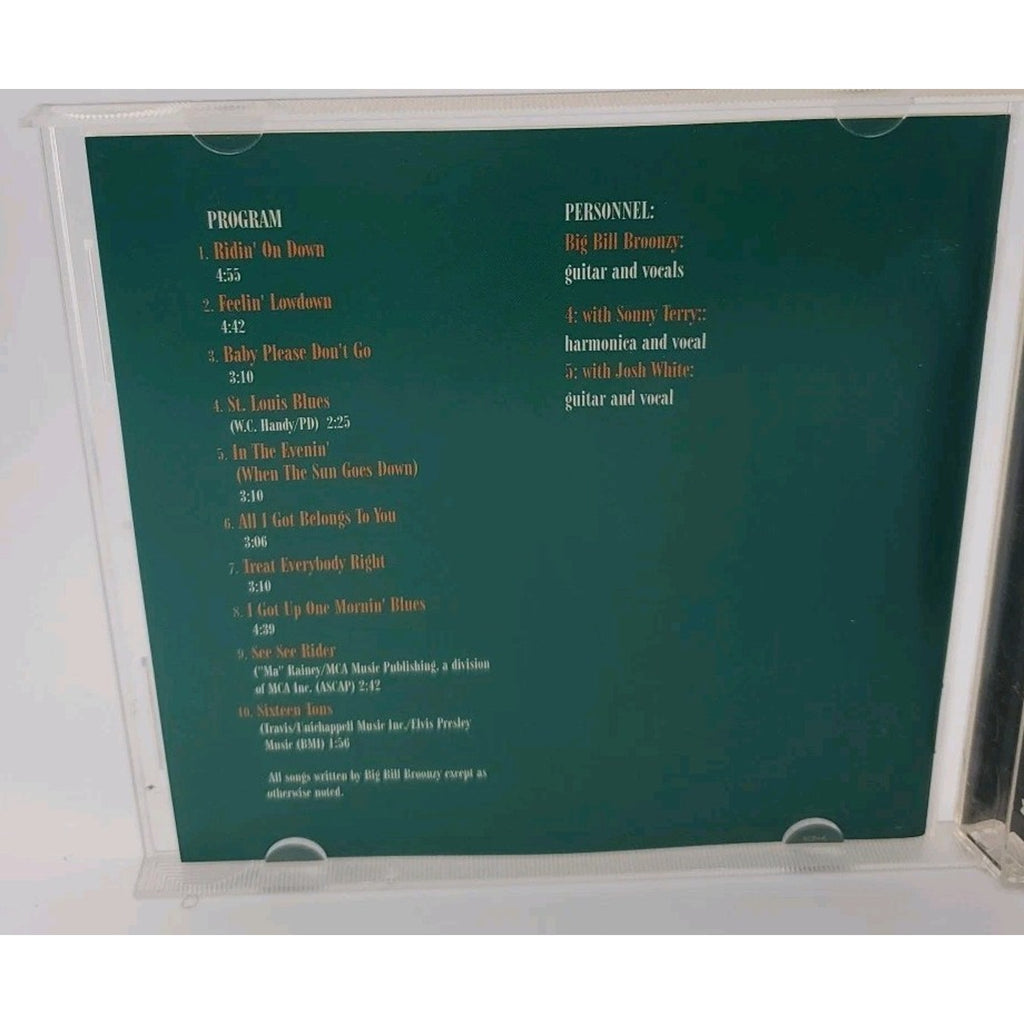 Treat Me Right by Big Bill Broonzy (CD, Feb-1996, Tradition)