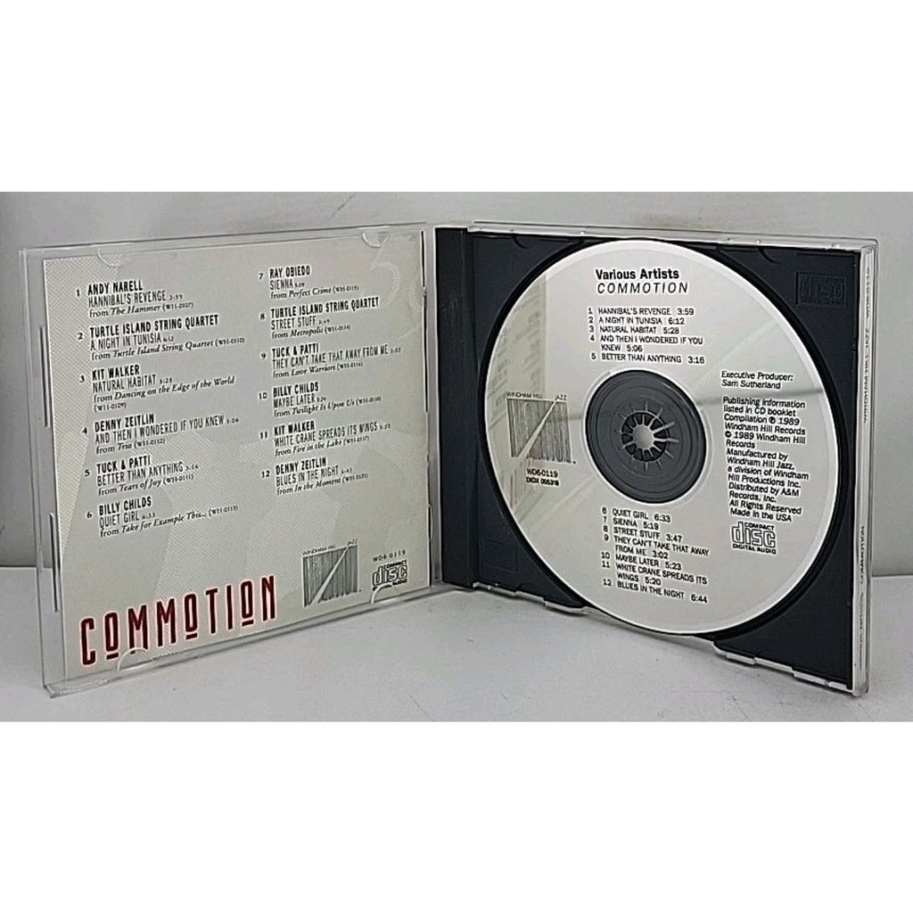 Commotion: The Windham Hill Jazz Sampler by Various Artists (CD, Aug-1989,...