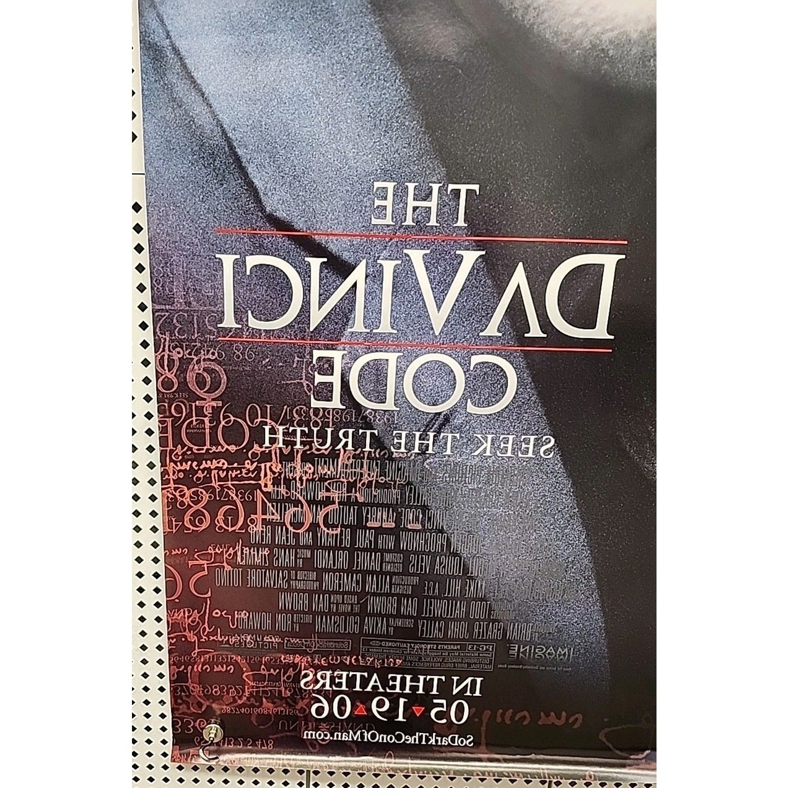 The Da Vinci Code Original D/S 24x40 Movie Poster 2006