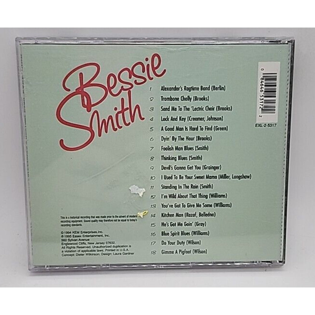 Bessie Smith CD Alexander's Ragtime Band 18 Songs Gimme A Pigfoot