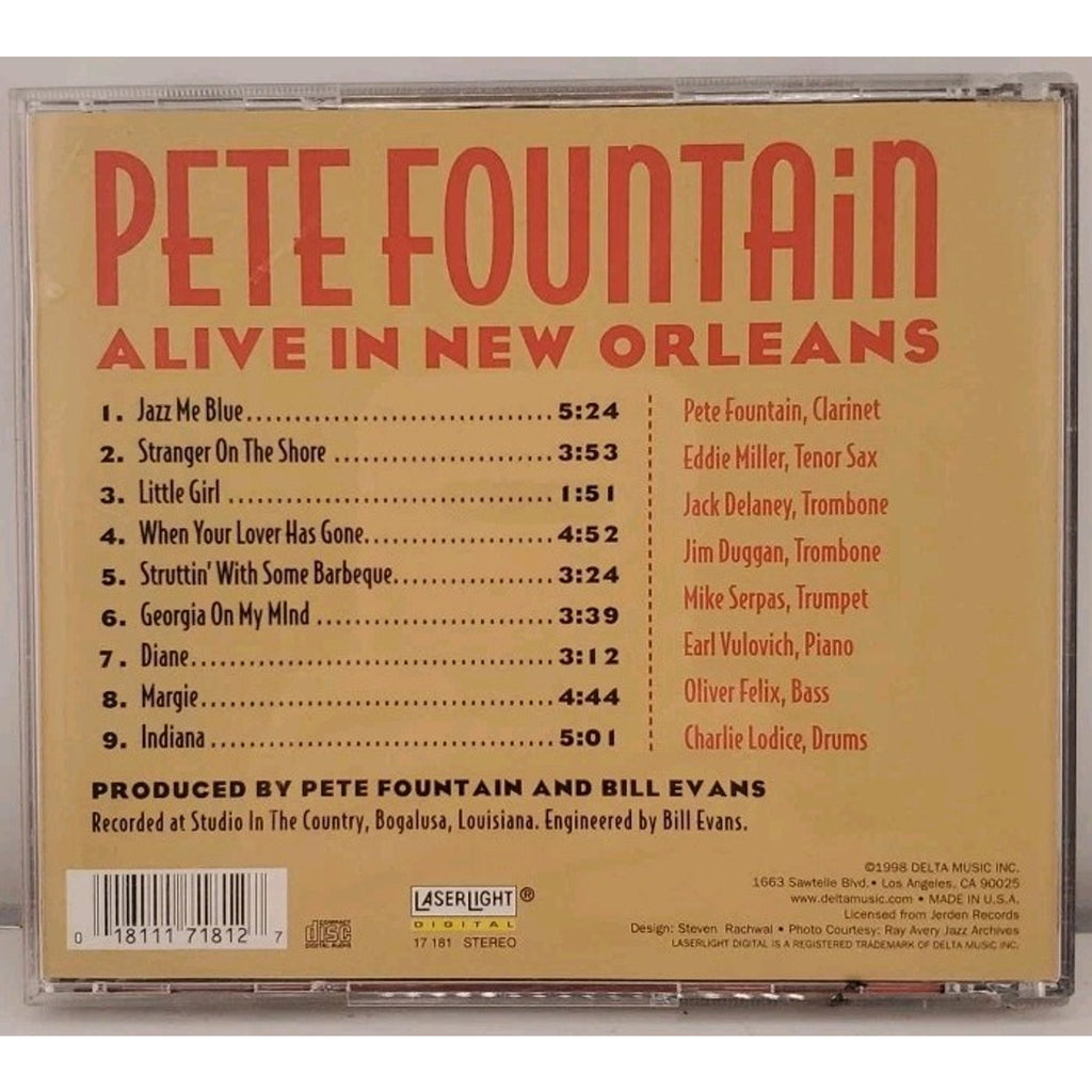 Alive in New Orleans by Pete Fountain (CD, 1998)