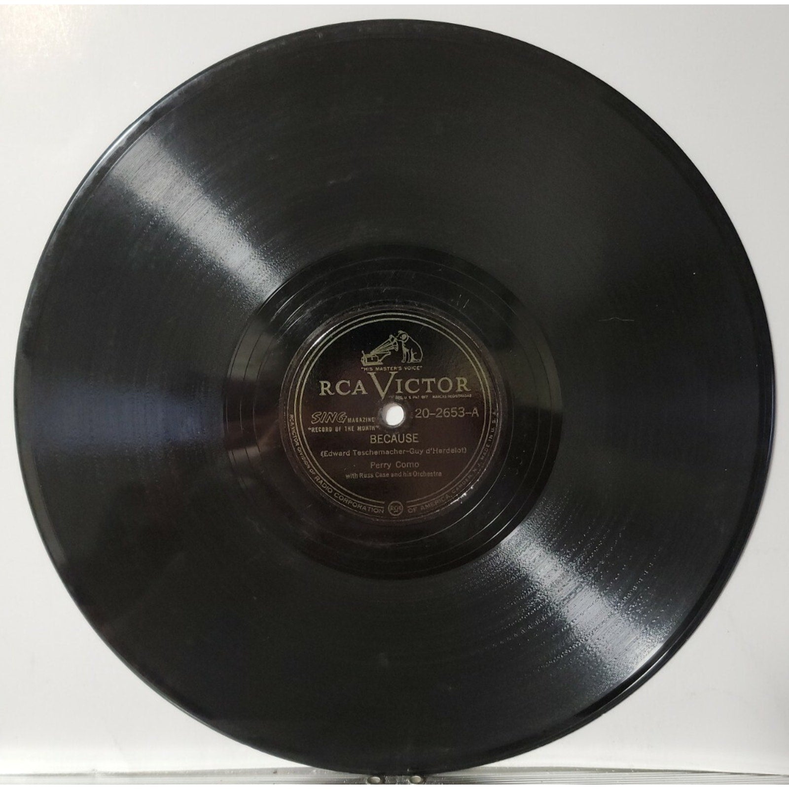 Perry Como - If You Had All The World And Its Gold / Because (Vinyl)