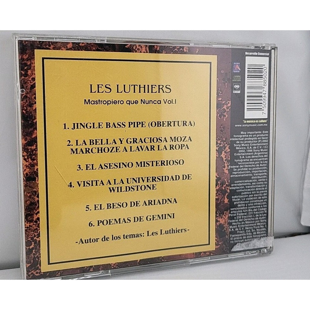 Mastropiero Que Nunca, Vol. 1 by Les Luthiers (CD, 2004)