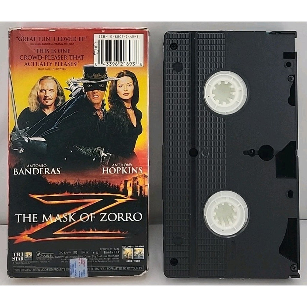 Mask of Zorro (VHS, 1998)