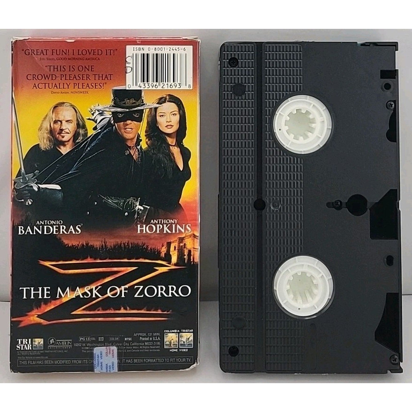Mask of Zorro (VHS, 1998)