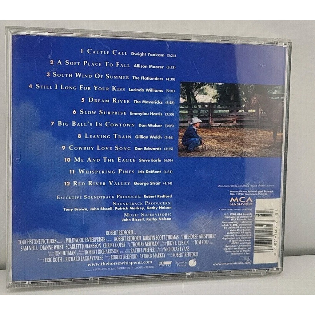 Horse Whisperer: Original Motion Picture Soundtrack CD 1998 MCA Various Country