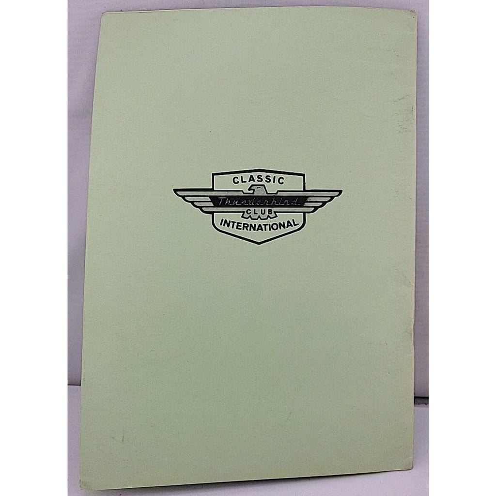 The Classic Thunderbird Membership Roster 1975