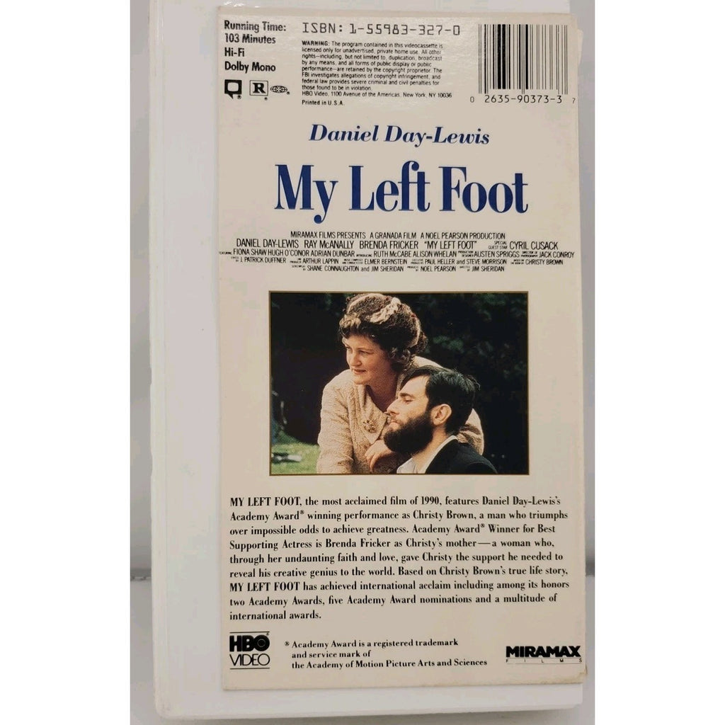 My Left Foot (VHS, 1997)