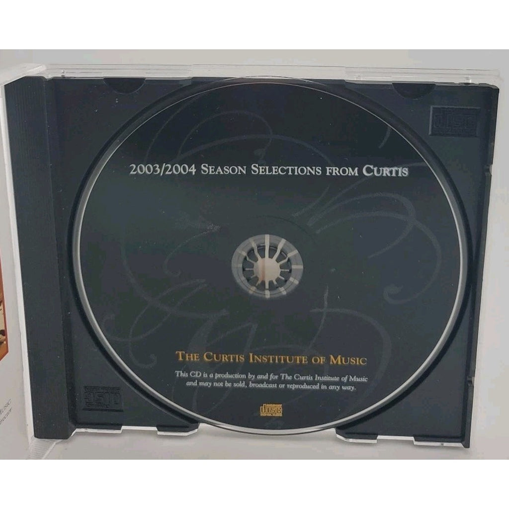 2003-2004 Season Selections From The Curtis Institute of Music CD