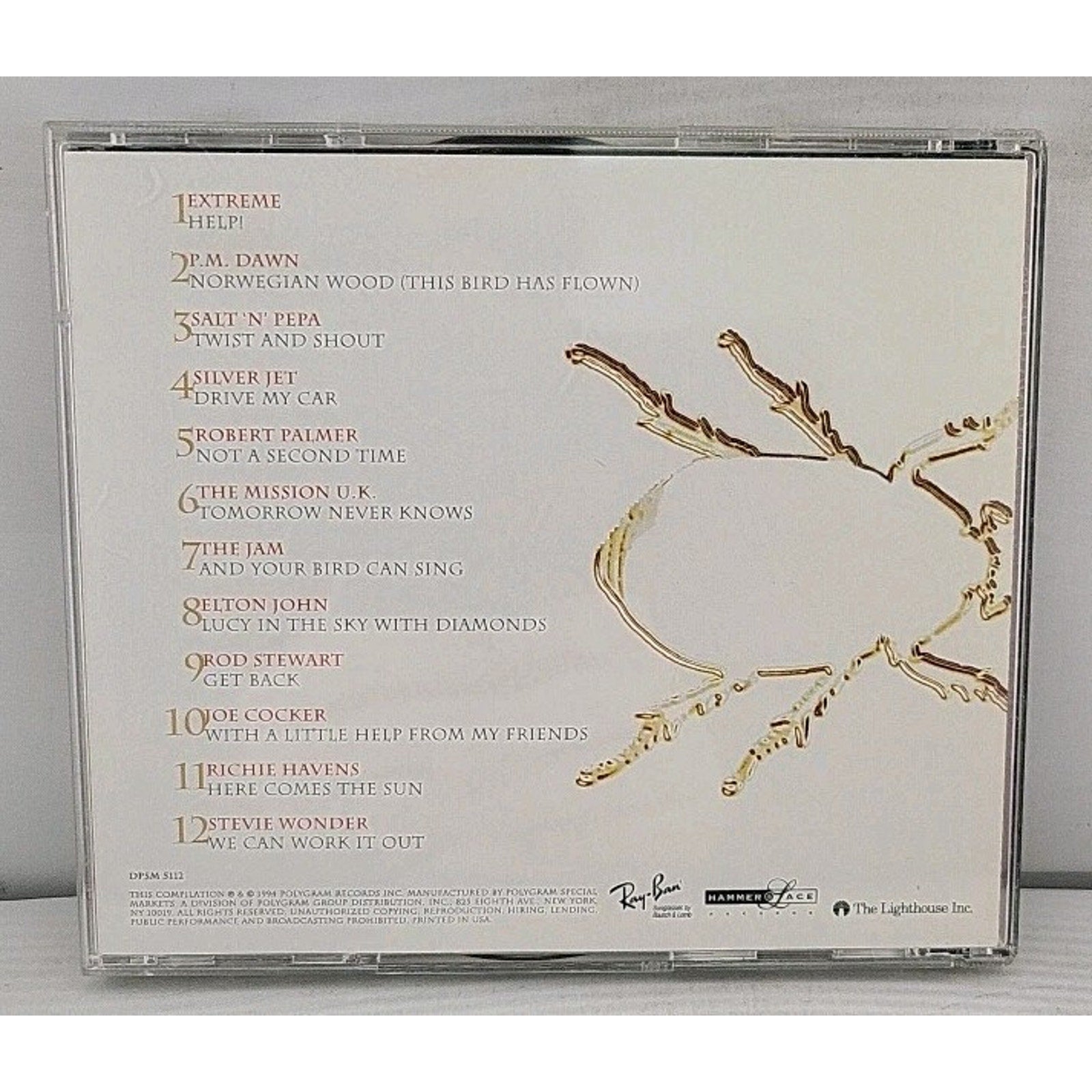 Shared Vision: The Songs of the Beatles Various Artists CD (1994, Polygram) FRI