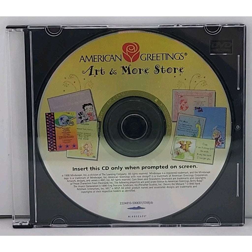 American Greetings Art & More Store Collection CD, PC-ROM, 1998 *Disc Only*