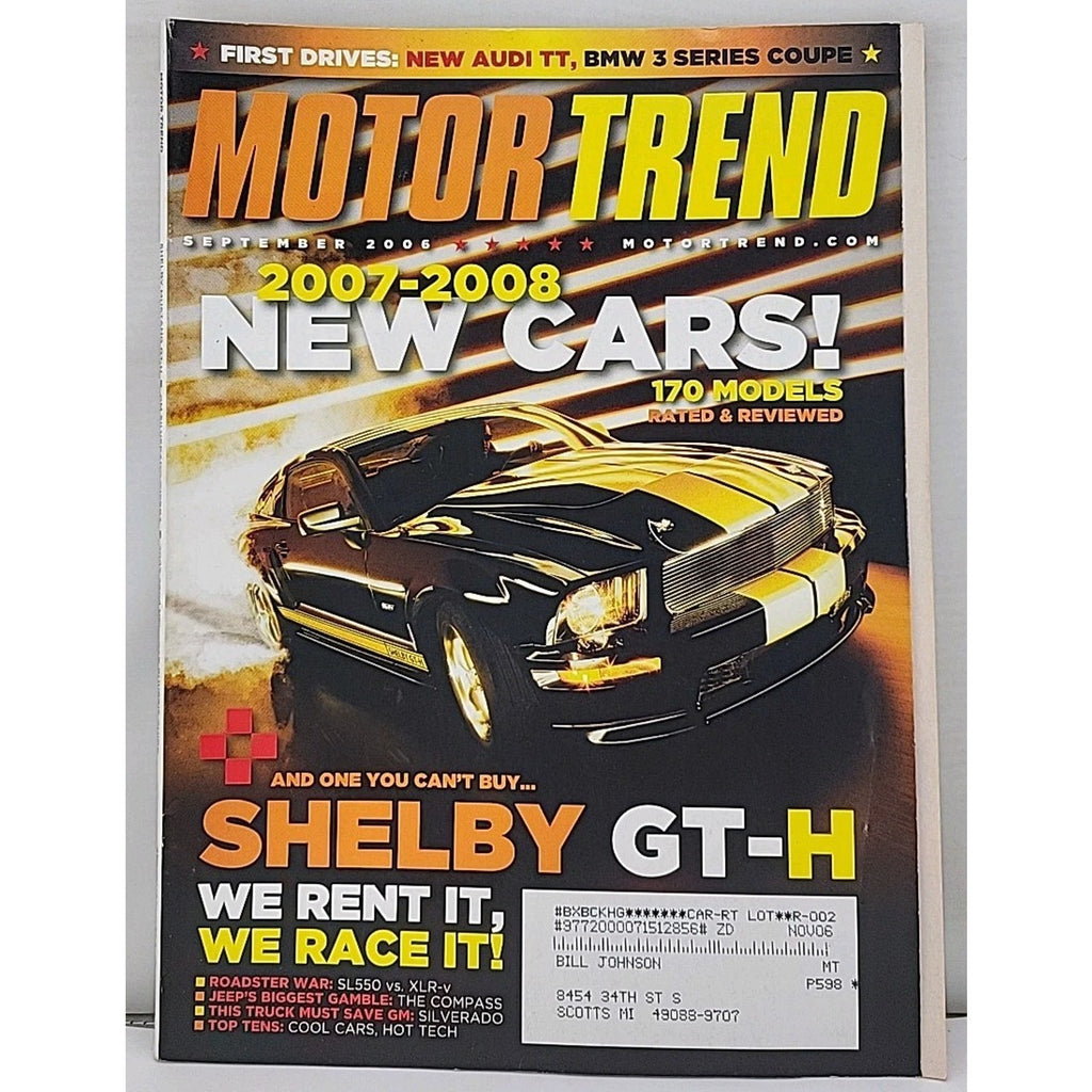 Motor Trend Magazine September 2006
