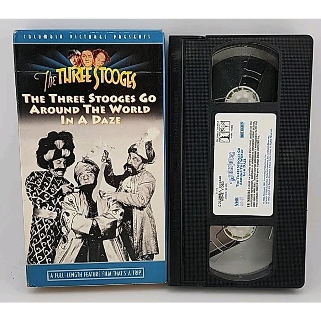 The Three Stooges Go Around the World in a Daze (VHS, 1995)