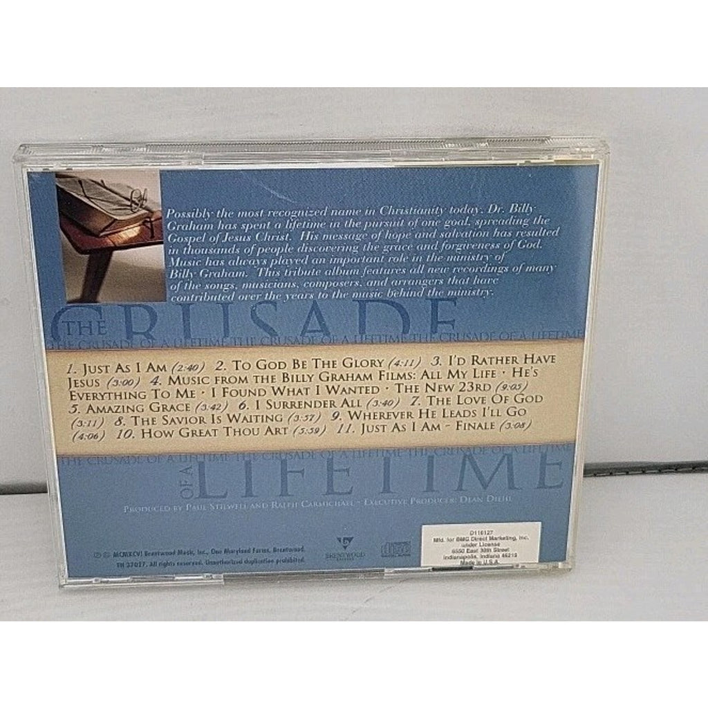 The Crusade of a Lifetime a Musical Tribute to Billy Graham CD