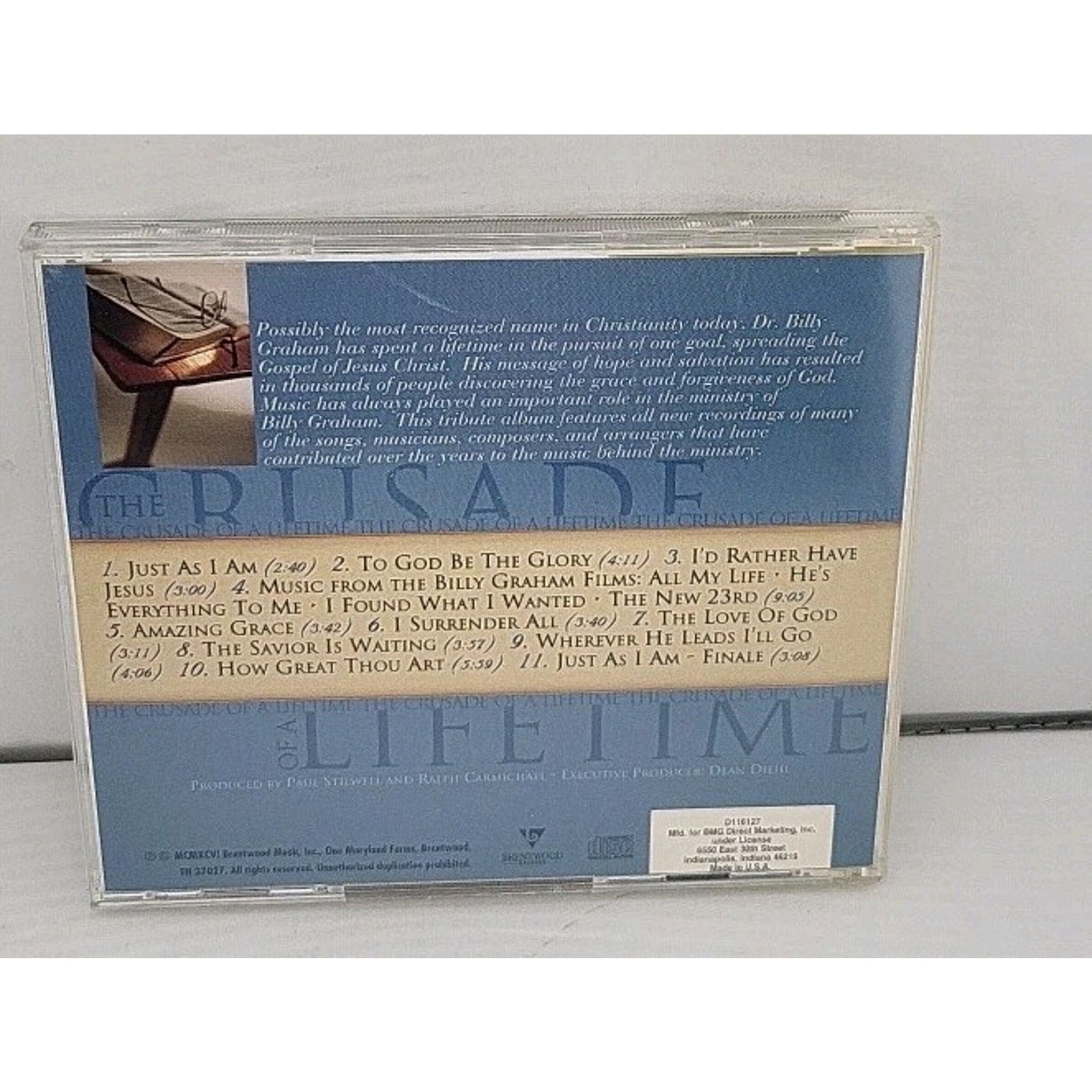 The Crusade of a Lifetime a Musical Tribute to Billy Graham CD