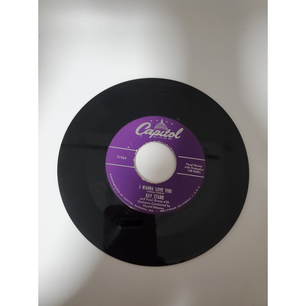 Kay Starr - I Wanna Love You - 45RPM Record - Singles