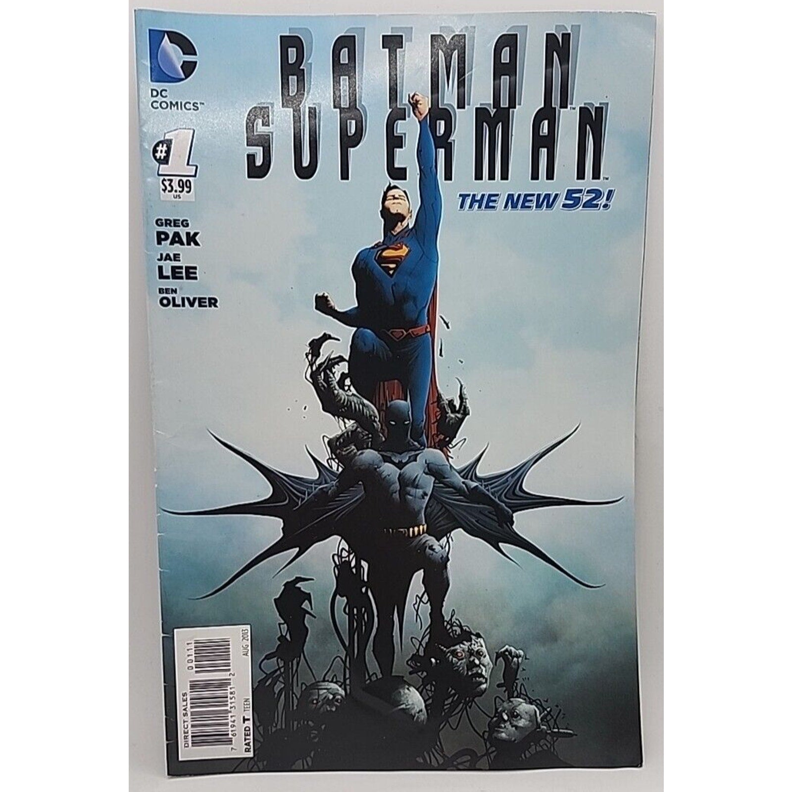 Batman/Superman 1, DC Comics, New 52 Jae Lee Cover 2013