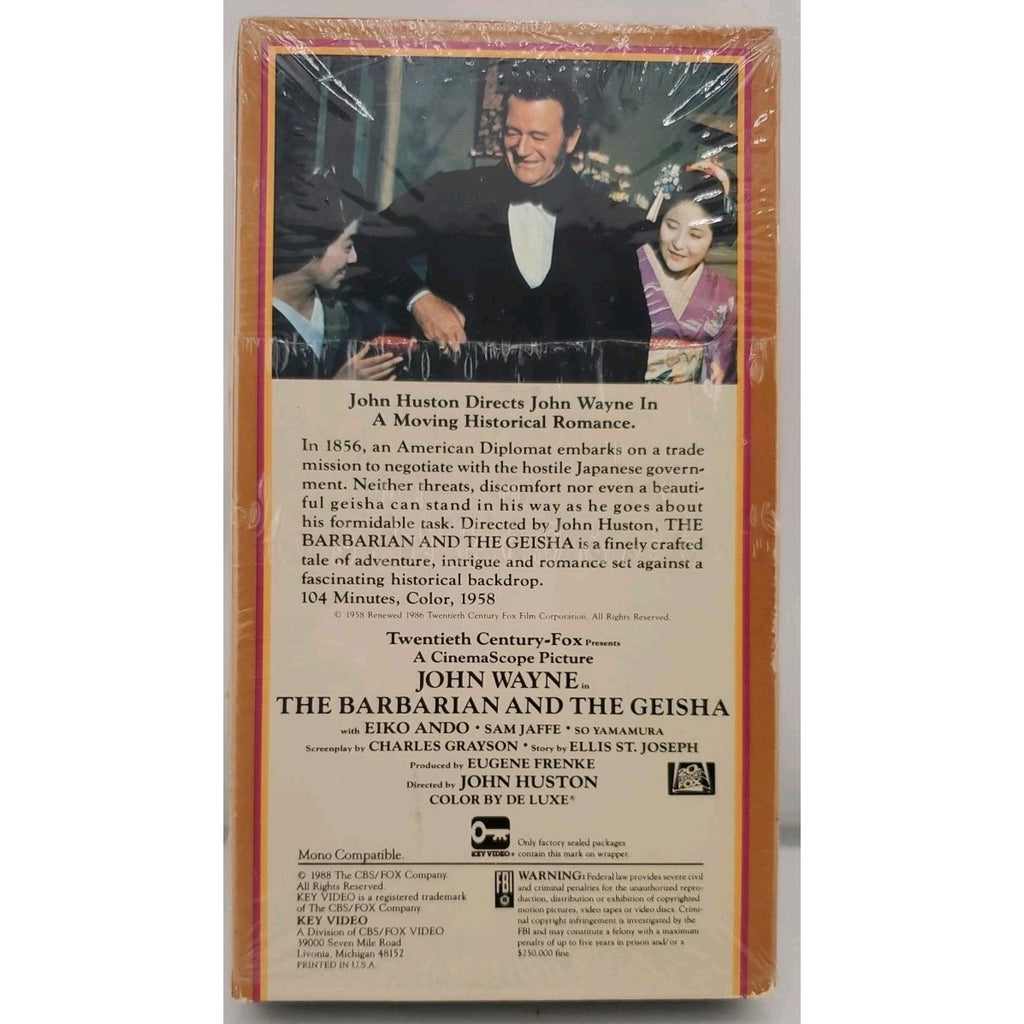 The Barbarian and the Geisha (VHS, 1988)