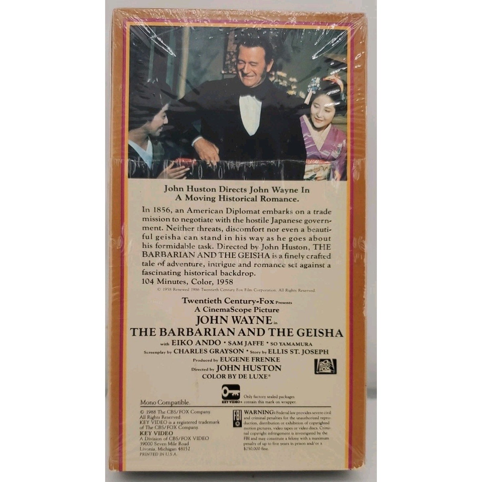 The Barbarian and the Geisha (VHS, 1988)