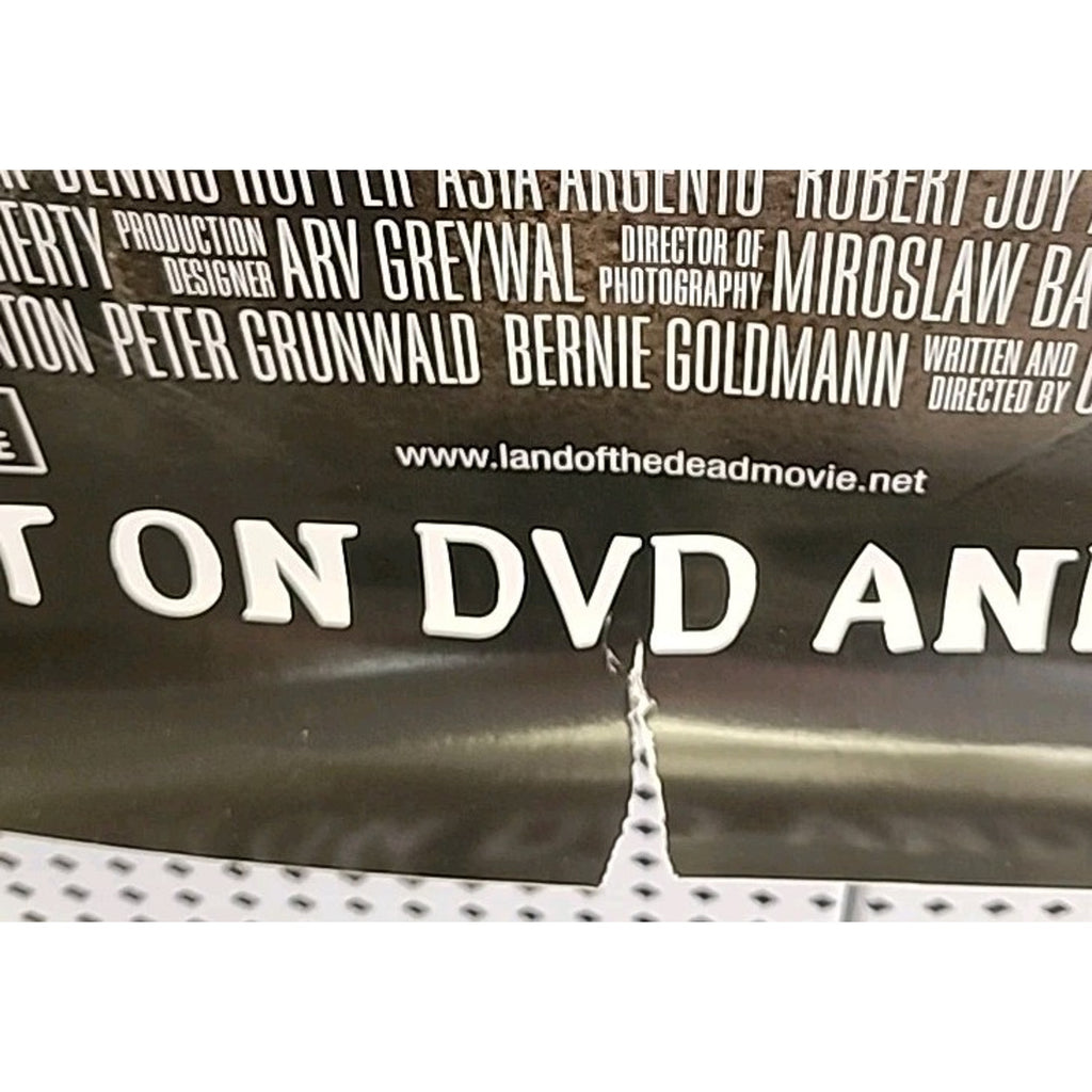 Land of the Dead - Original Movie Poster - Video Release - 27x40 Romero Diff Art