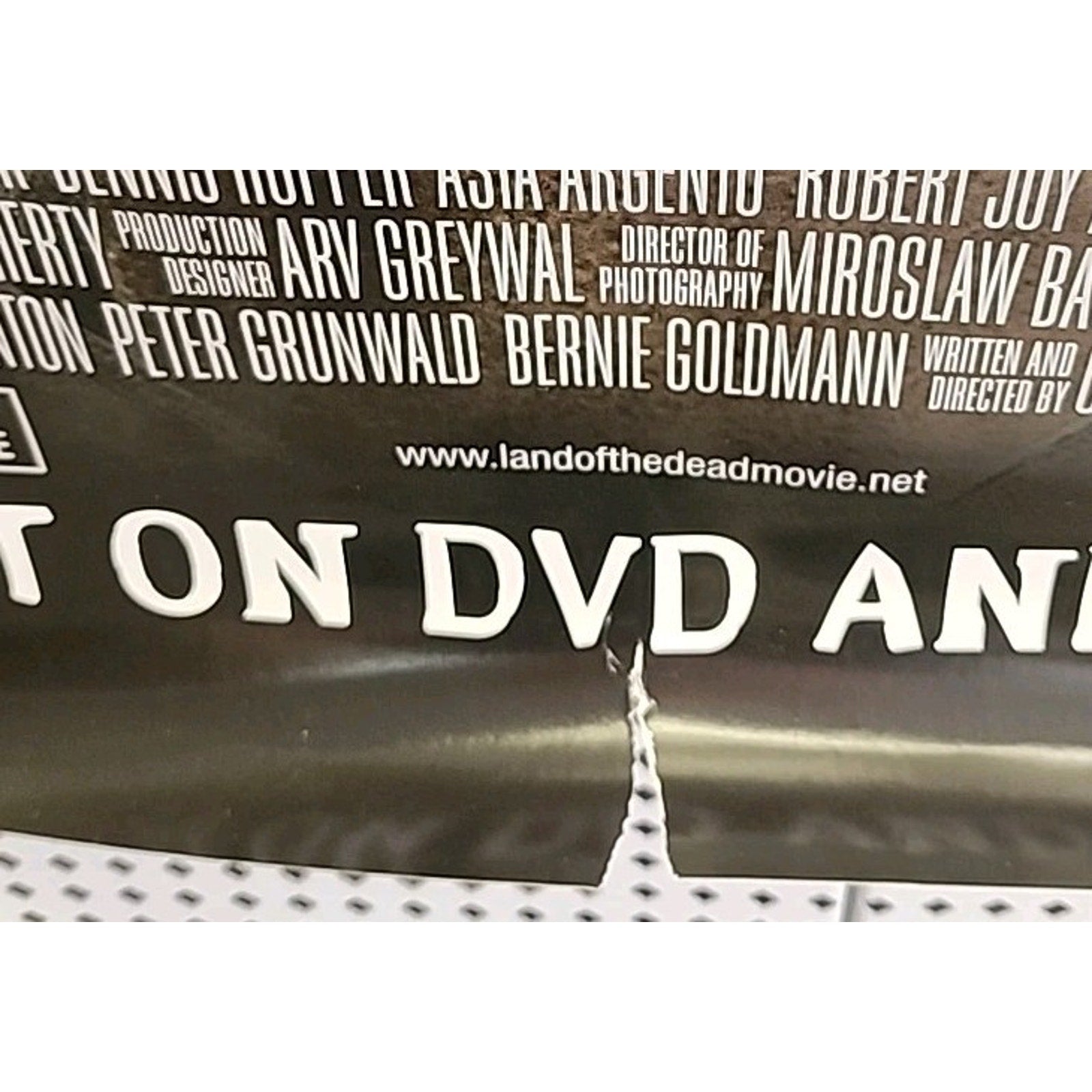 Land of the Dead - Original Movie Poster - Video Release - 27x40 Romero Diff Art