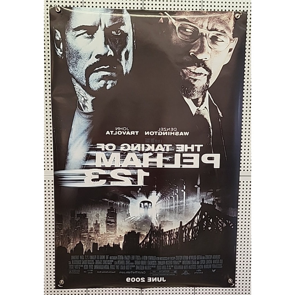 The Taking of Pelham 123 2009 Double Sided Original Movie Poster 27" x 40" ADV