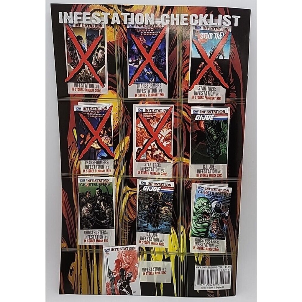 Star Trek Infestation IDW No. #2 Cover A Comic Book