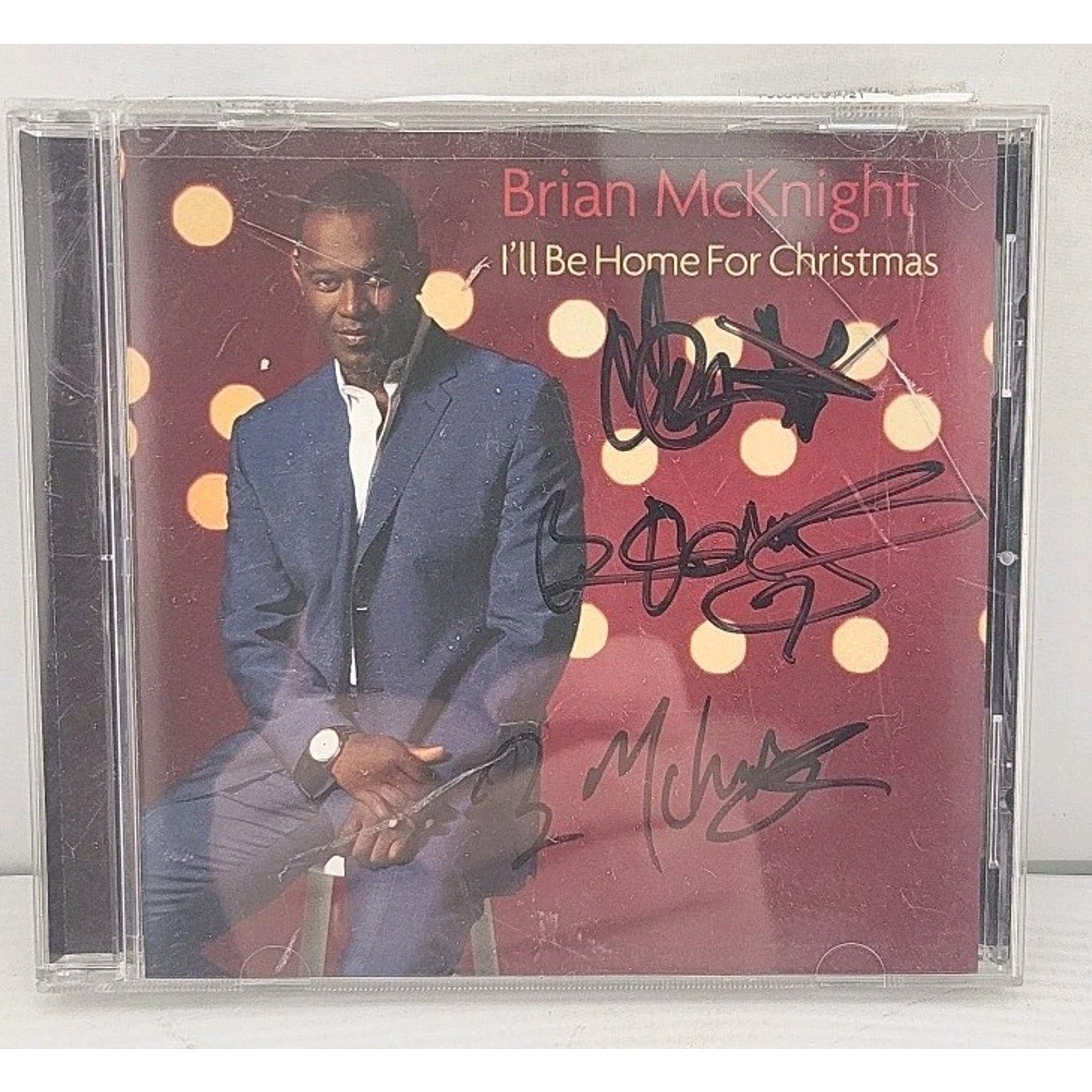 I'll Be Home for Christmas by Brian McKnight (CD, 2008) *Signed*