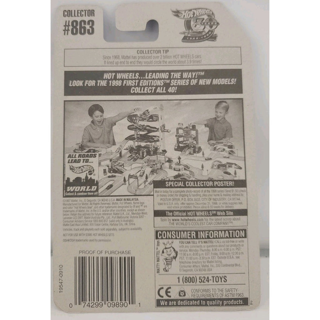 Hot Wheels Oshkosh Cement Mixer #863