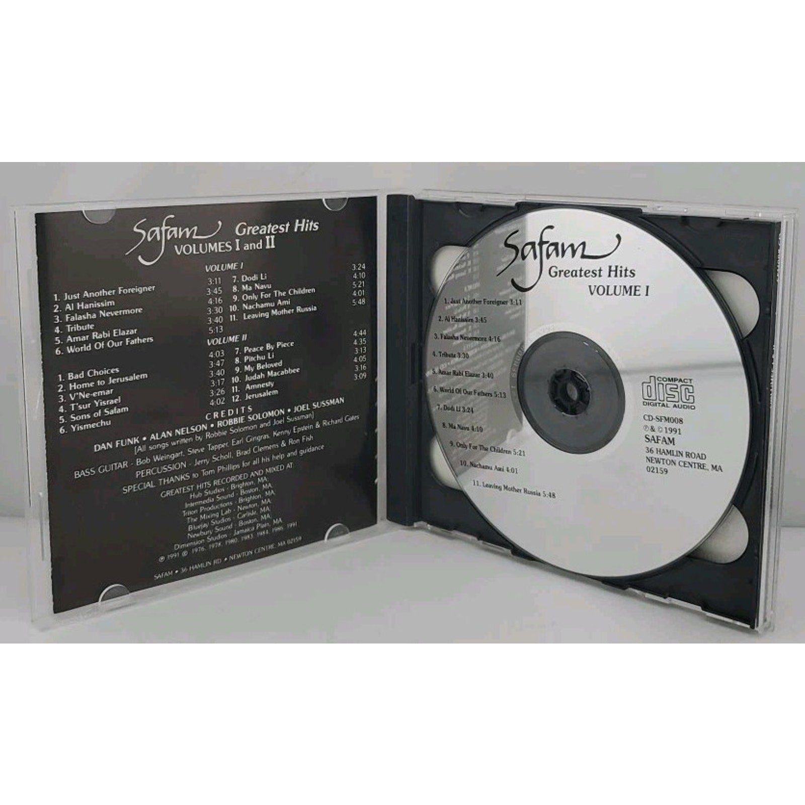 Safam Greatest Hits Volumes I & II 23 Track 2 CD Set 1991