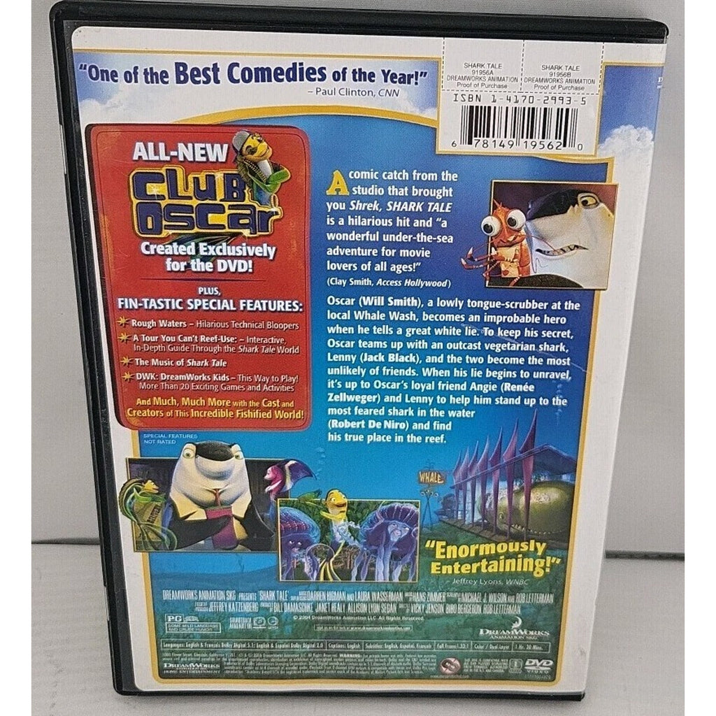 Shark Tale (DVD, 2004)